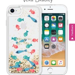 Vera Bradley glitter flurry iPhone case 6/7/8 plus